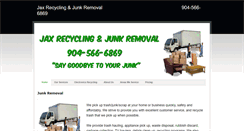 Desktop Screenshot of jaxrecyclingandjunk.com